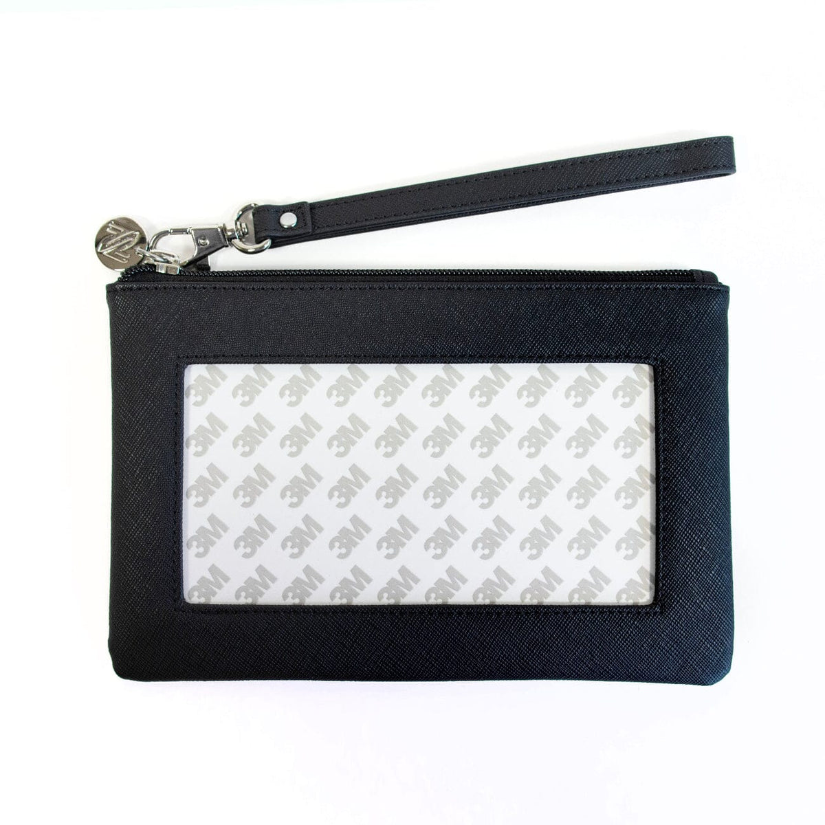Black Leather Accessory Bag Bradley Needlepoint
