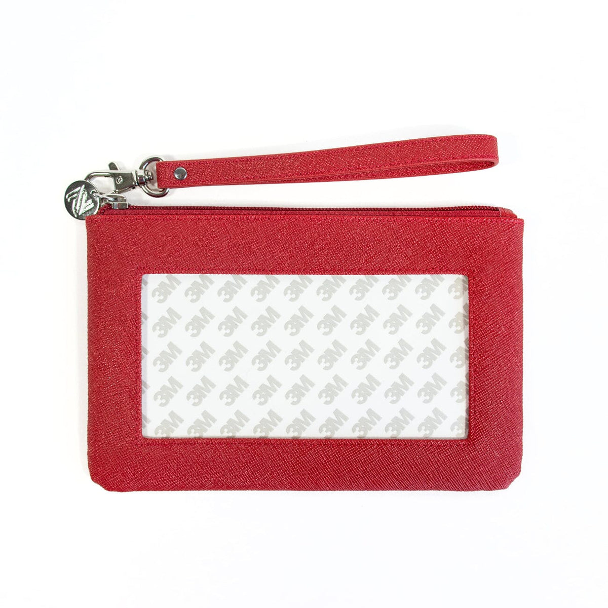 Red Leather Accessory Bag Bradley Needlepoint