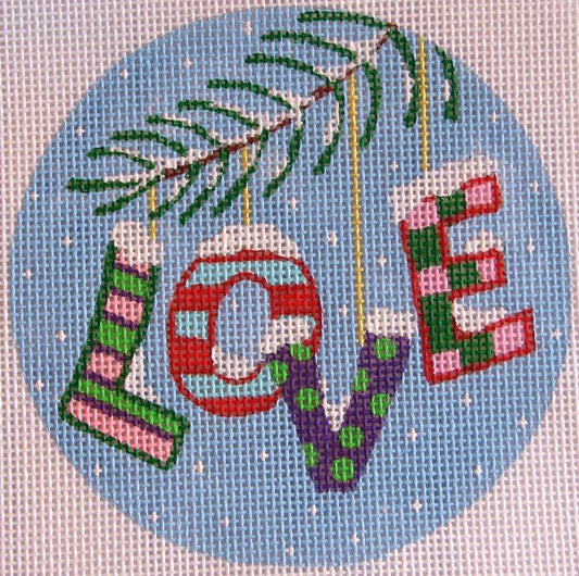 Love Christmas Words Ornament