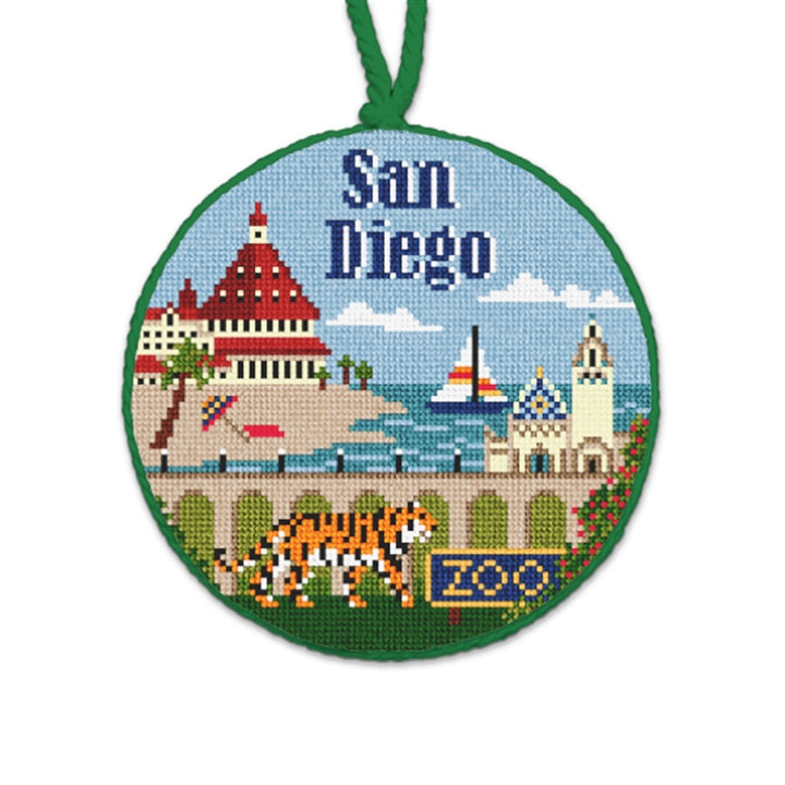 San Diego Ornament Needlepaint 4364