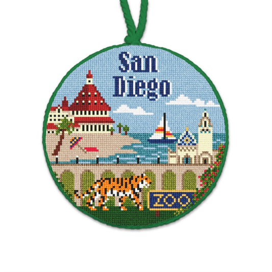 San Diego Ornament Needlepaint 4364
