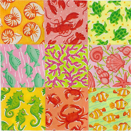 Tic Tac Toe Lilly Inspired Board