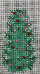 Heart Christmas Tree Sign WS340B